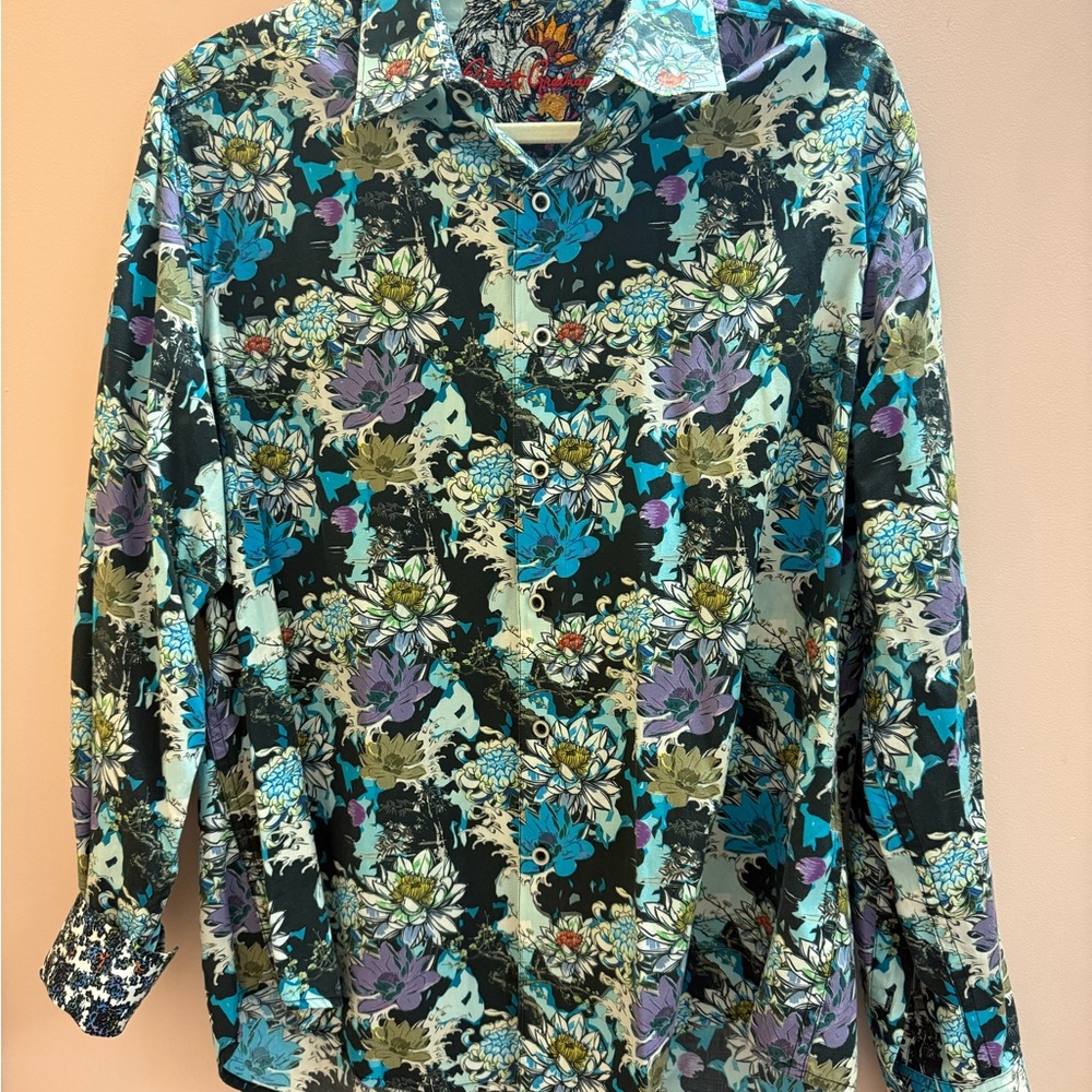 Robert Graham Vibrant Floral Button-Down Shirt
